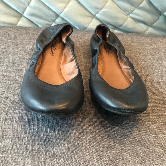 🍀 Lucky Brand Black Flats 🍀 - Picture 2 of 5